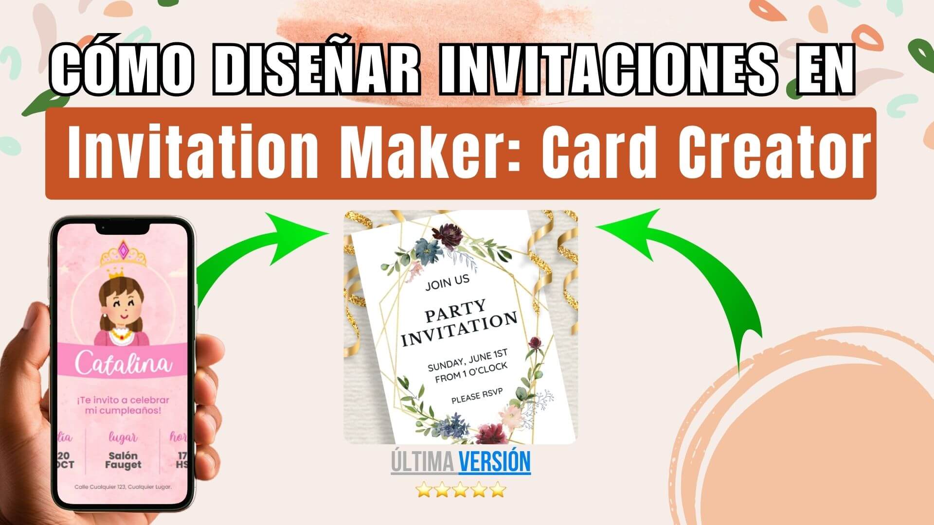 Cómo Diseñar Tus Invitaciones En Invitation Maker: Card Creator 2024