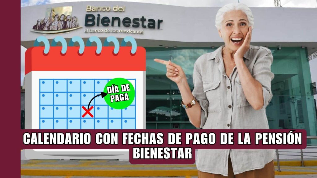 Calendario de Paga Pensión Bienestar